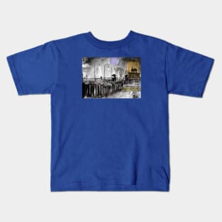 I walked along St Kilda Pier Kids T-Shirt